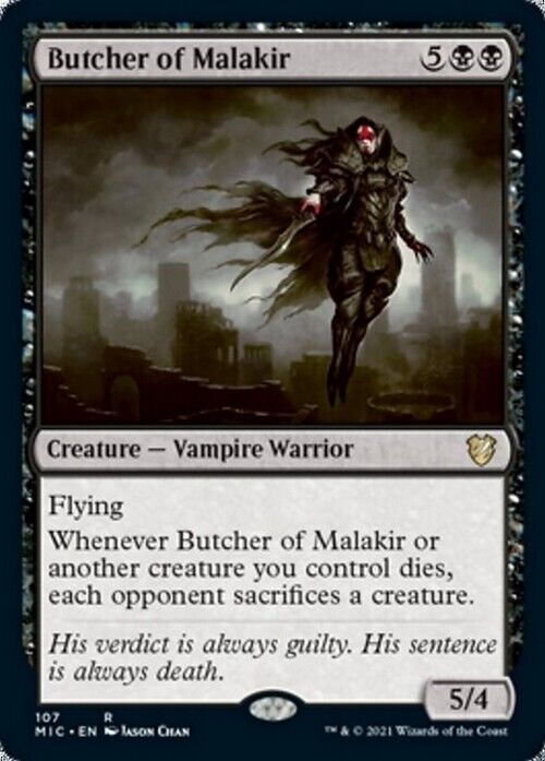 Butcher of Malakir ~ Commander: Midnight Hunt [ NearMint ] [ Magic MTG ] - London Magic Traders Limited