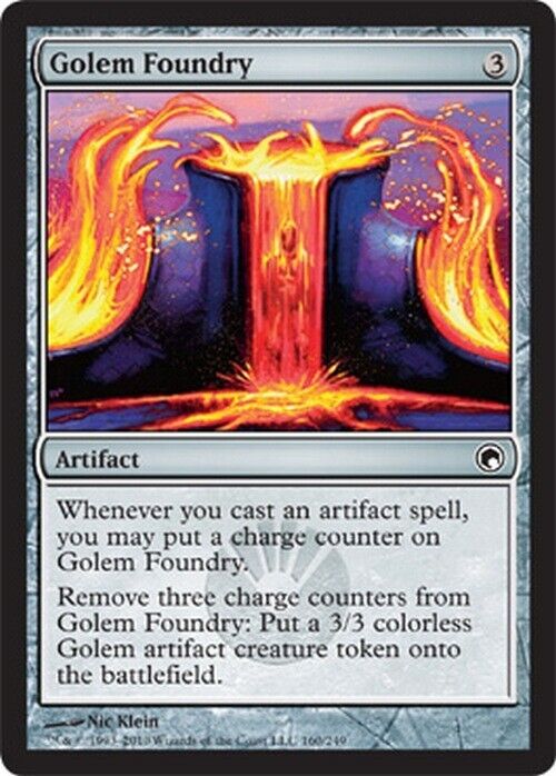 Golem Foundry ~ Scars of Mirrodin [ Excellent ] [ Magic MTG ] - London Magic Traders Limited