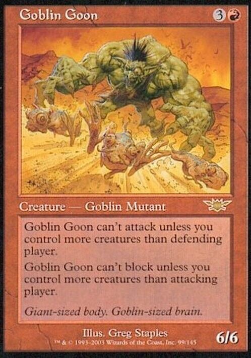 Goblin Goon ~ Legions [ Excellent ] [ Magic MTG ] - London Magic Traders Limited