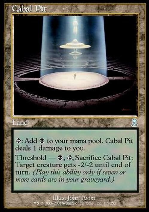 Cabal Pit ~ Odyssey [ Excellent ] [ Magic MTG ]