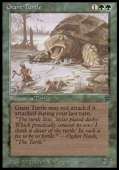Giant Turtle ~ Legends [ Excellent ] [ Magic MTG ] - London Magic Traders Limited