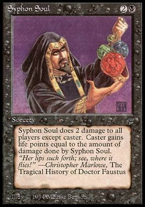 Syphon Soul ~ Legends [ Excellent ] [ Magic MTG ] - London Magic Traders Limited