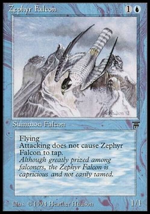 Zephyr Falcon ~ Legends [ Excellent ] [ Magic MTG ] - London Magic Traders Limited