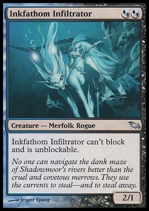 Inkfathom Infiltrator ~ Shadowmoor [ Excellent ] [ Magic MTG ] - London Magic Traders Limited