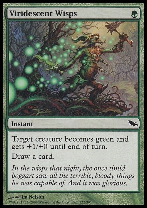 Viridescent Wisps ~ Shadowmoor [ Excellent ] [ Magic MTG ] - London Magic Traders Limited