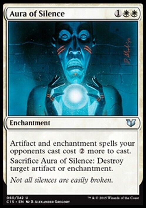 Aura of Silence ~ Commander 2015 [ Excellent ] [ Magic MTG ] - London Magic Traders Limited