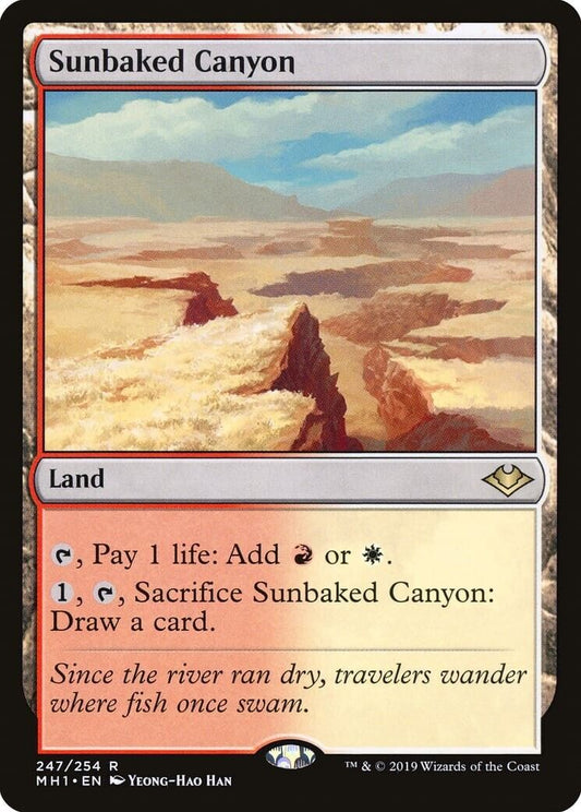 Sunbaked Canyon ~ Modern Horizons [ NM ] [ Magic MTG ] - London Magic Traders Limited