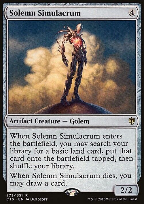 Solemn Simulacrum ~ Commander 2016 [ Excellent ] [ Magic MTG ] - London Magic Traders Limited