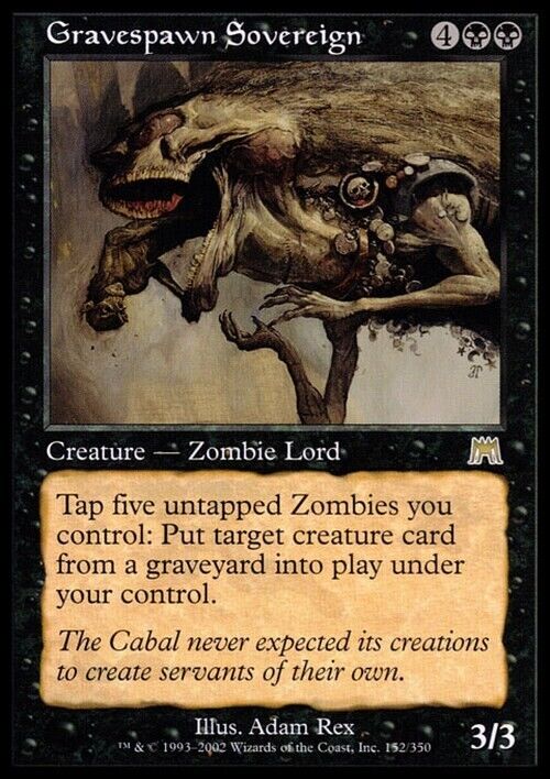 Gravespawn Sovereign ~ Onslaught [ Excellent ] [ Magic MTG ] - London Magic Traders Limited
