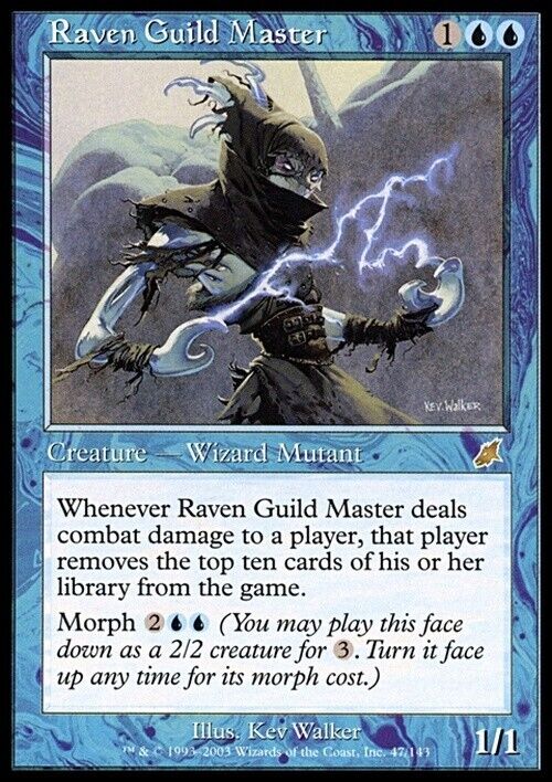 Raven Guild Master ~ Scourge [ Excellent ] [ Magic MTG ] - London Magic Traders Limited