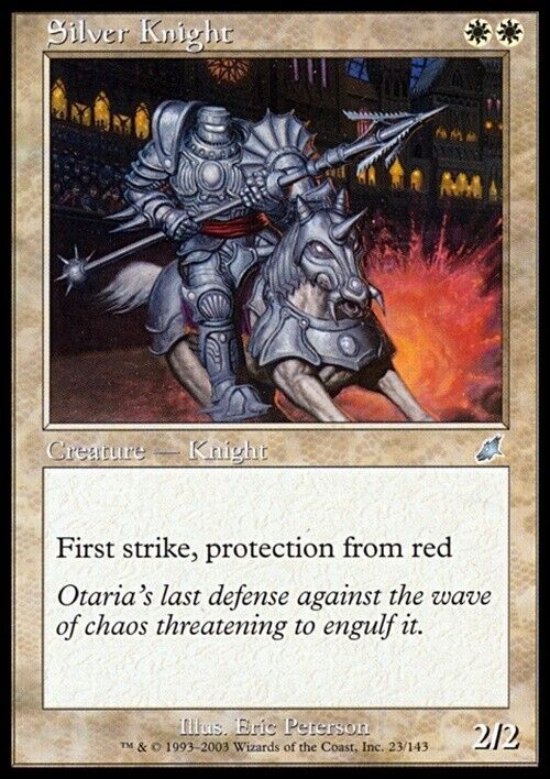 Silver Knight ~ Scourge [ Excellent ] [ Magic MTG ] - London Magic Traders Limited