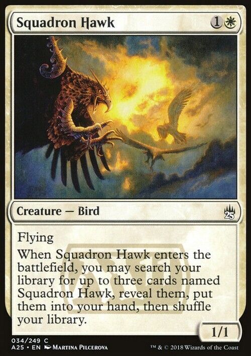 Squadron Hawk ~ Masters 25 [ Excellent ] [ Magic MTG ] - London Magic Traders Limited