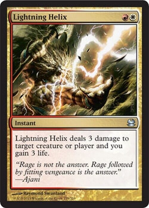 Lightning Helix ~ Modern Masters 2013 [ Excellent ] [ Magic MTG ] - London Magic Traders Limited