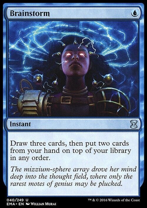 Brainstorm ~ Eternal Masters [ Excellent ] [ Magic MTG ] - London Magic Traders Limited