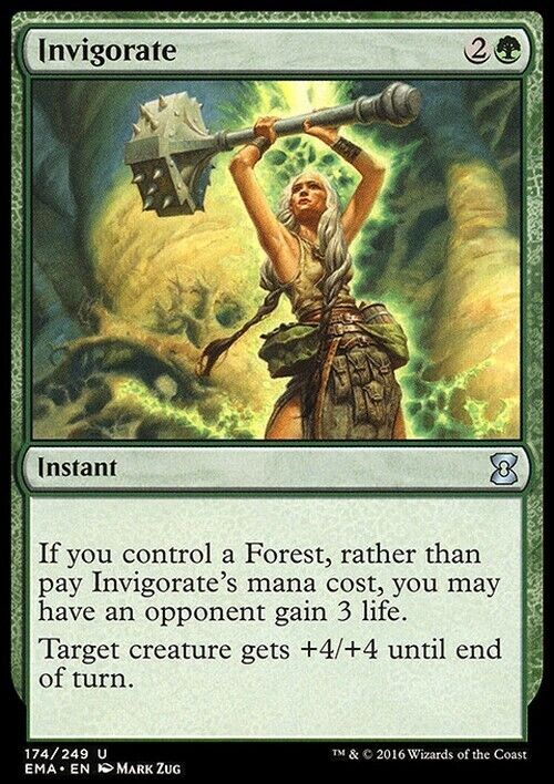 Invigorate ~ Eternal Masters [ Excellent ] [ Magic MTG ] - London Magic Traders Limited