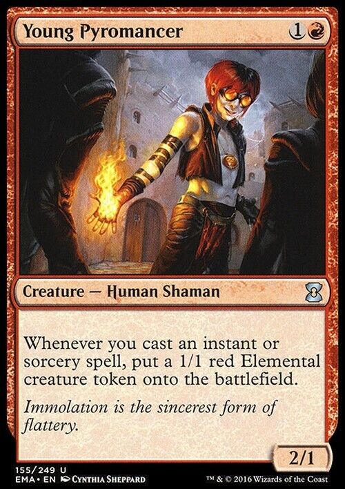 Young Pyromancer ~ Eternal Masters [ Excellent ] [ Magic MTG ] - London Magic Traders Limited