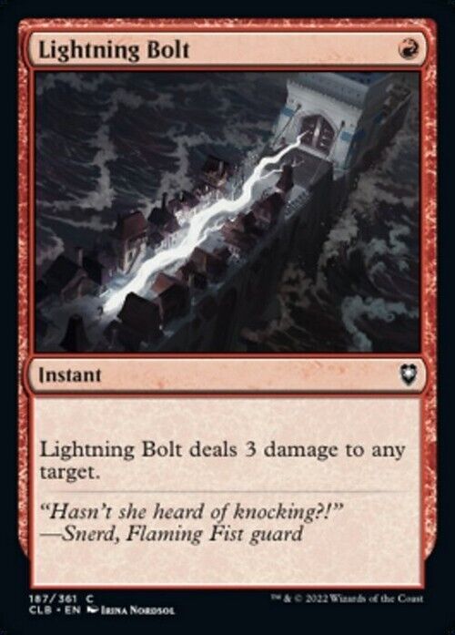 Lightning Bolt ~ Commander Legends 2: Baldur's Gate [ NM ] [ MTG ] - London Magic Traders Limited