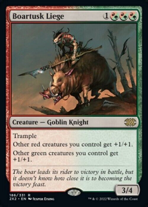 Boartusk Liege ~ Double Masters 2022 [ NearMint ] [ Magic MTG ] - London Magic Traders Limited