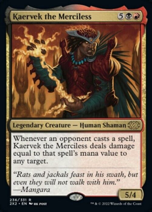 Kaervek the Merciless ~ Double Masters 2022 [ NearMint ] [ Magic MTG ] - London Magic Traders Limited