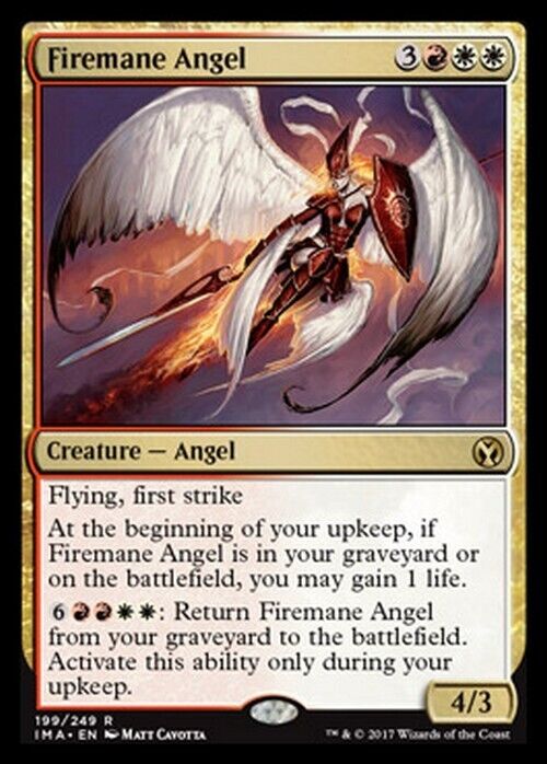 Firemane Angel ~ Iconic Masters [ NearMint ] [ Magic MTG ] - London Magic Traders Limited