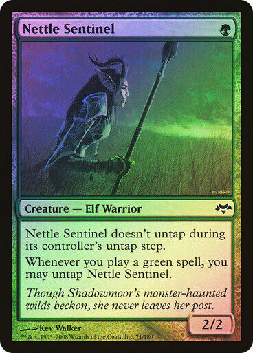 FOIL Nettle Sentinel ~ Eventide [ Excellent ] [ Magic MTG ] - London Magic Traders Limited