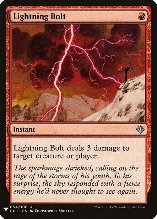 Lightning Bolt ~ Mystery Booster [ NearMint ] [ Magic MTG ] - London Magic Traders Limited