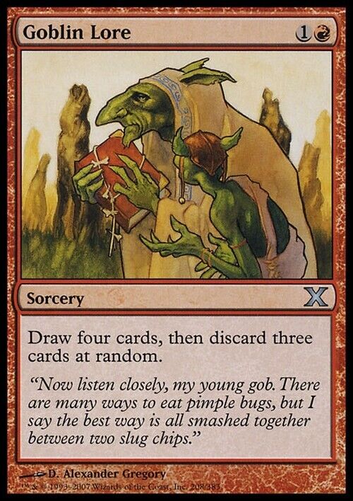 Goblin Lore ~ Tenth Edition [ Excellent ] [ Magic MTG ] - London Magic Traders Limited