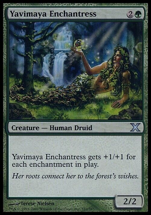 Yavimaya Enchantress ~ Tenth Edition [ Excellent ] [ Magic MTG ] - London Magic Traders Limited