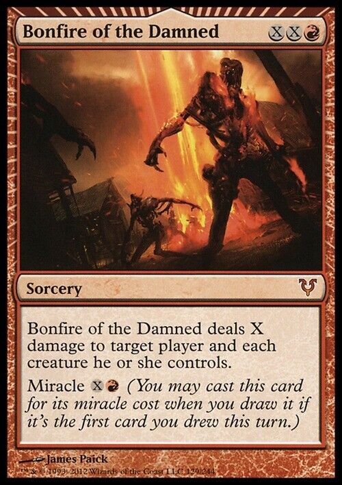 Bonfire of the Damned ~ Avacyn Restored [ Excellent ] [ Magic MTG ]