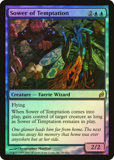 FOIL Sower of Temptation ~ Lorwyn [ Excellent ] [ Magic MTG ] - London Magic Traders Limited