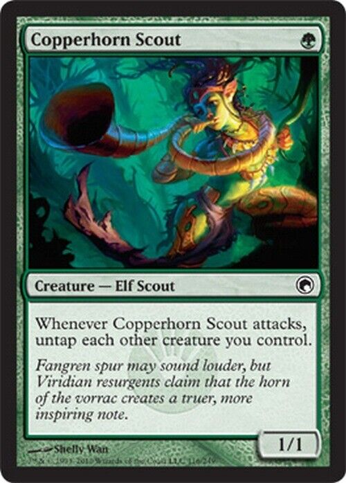 Copperhorn Scout ~ Scars of Mirrodin [ Excellent ] [ Magic MTG ] - London Magic Traders Limited