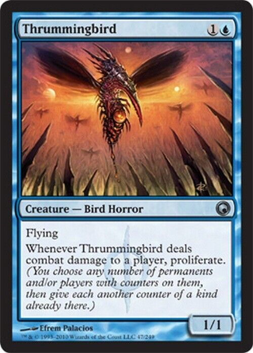 Thrummingbird ~ Scars of Mirrodin [ Excellent ] [ Magic MTG ] - London Magic Traders Limited