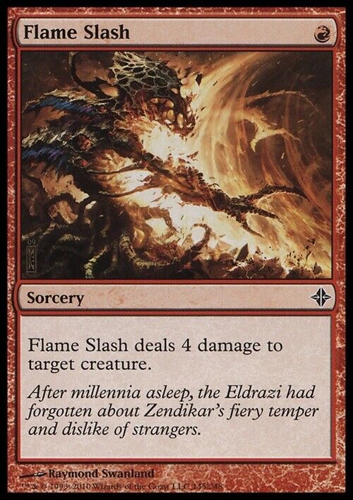 Flame Slash ~ Rise of the Eldrazi [ Excellent ] [ Magic MTG ] - London Magic Traders Limited