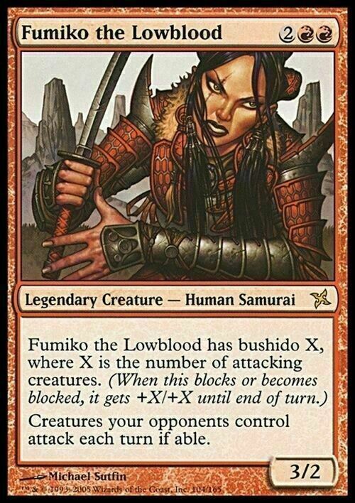 Fumiko the Lowblood ~ Betrayers of Kamigawa [ Excellent ] [ Magic MTG ] - London Magic Traders Limited