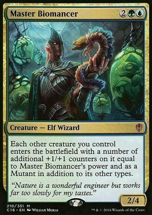 Master Biomancer ~ Commander 2016 [ EX ] [ Magic MTG ] - London Magic Traders Limited