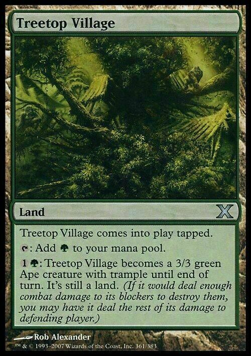 Treetop Village ~ Tenth Edition [ Excellent ] [ Magic MTG ] - London Magic Traders Limited