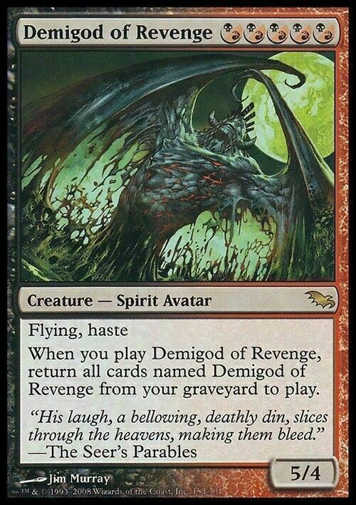 Demigod of Revenge ~ Shadowmoor [ Excellent ] [ Magic MTG ] - London Magic Traders Limited