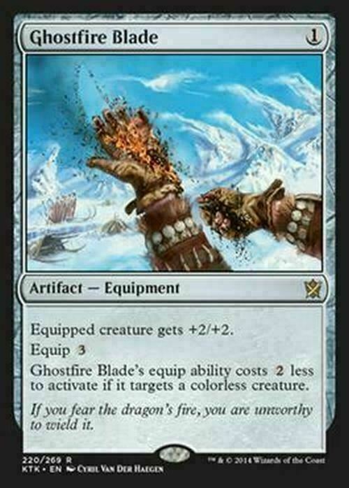 Ghostfire Blade ~ Khans of Tarkir [ Excellent ] [ Magic MTG ] - London Magic Traders Limited