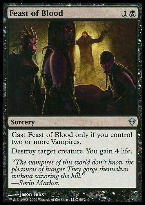 Feast of Blood ~ Zendikar [ Excellent ] [ Magic MTG ] - London Magic Traders Limited