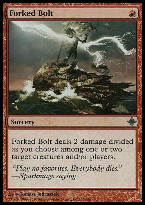 Forked Bolt ~ Rise of the Eldrazi [ Excellent ] [ Magic MTG ] - London Magic Traders Limited