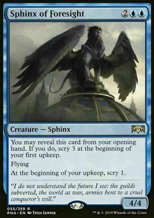 Sphinx of Foresight ~ Ravnica Allegiance [ NearMint ] [ Magic MTG ] - London Magic Traders Limited