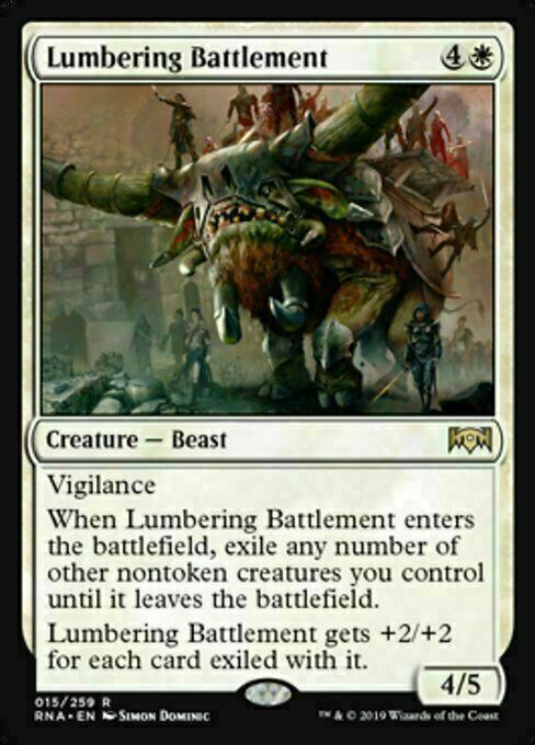 Lumbering Battlement ~ Ravnica Allegiance [ NearMint ] [ Magic MTG ] - London Magic Traders Limited