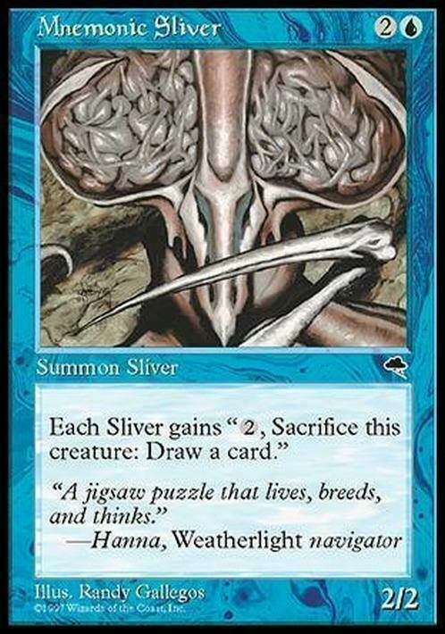 Mnemonic Sliver ~ Tempest [ Excellent ] [ Magic MTG ] - London Magic Traders Limited