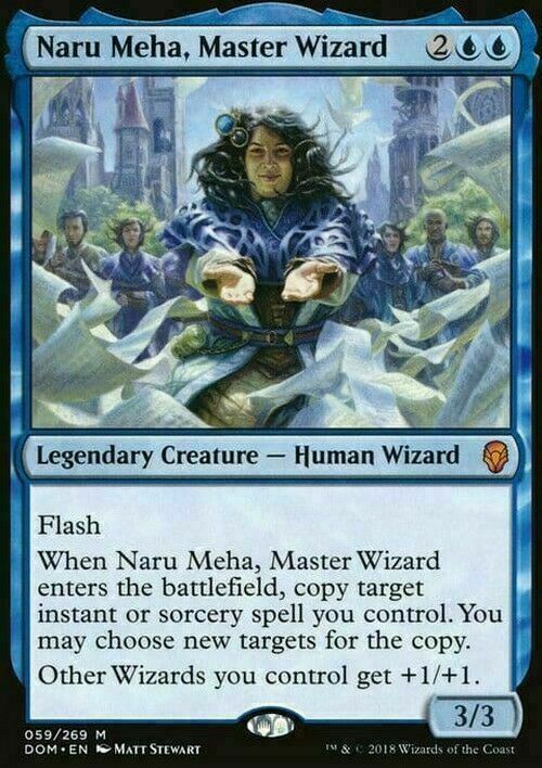 Naru Meha, Master Wizard ~ Dominaria [ NearMint ] [ Magic MTG ] - London Magic Traders Limited