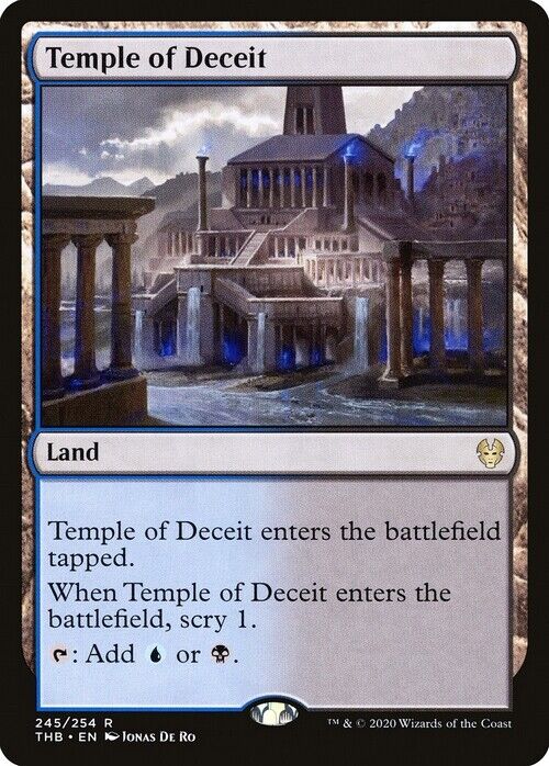 Temple of Deceit ~ Theros Beyond Death [ NearMint ] [ Magic MTG ] - London Magic Traders Limited