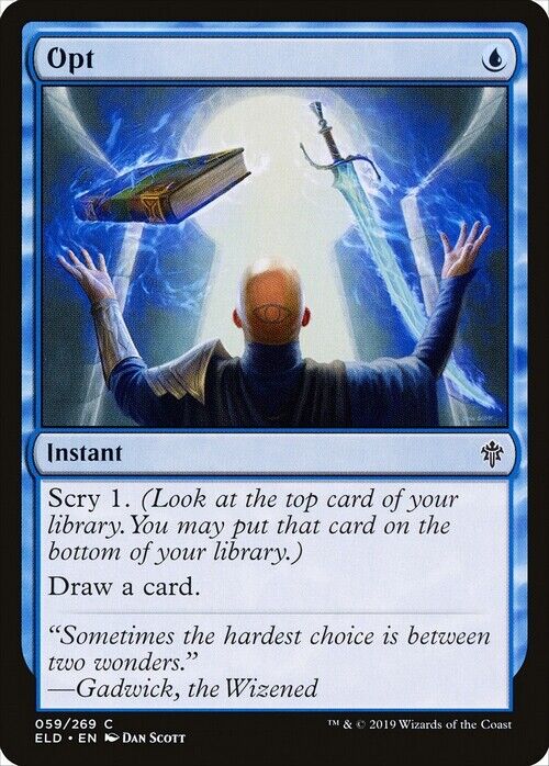 Opt ~ Throne of Eldraine [ NearMint ] [ MTG ] - London Magic Traders Limited