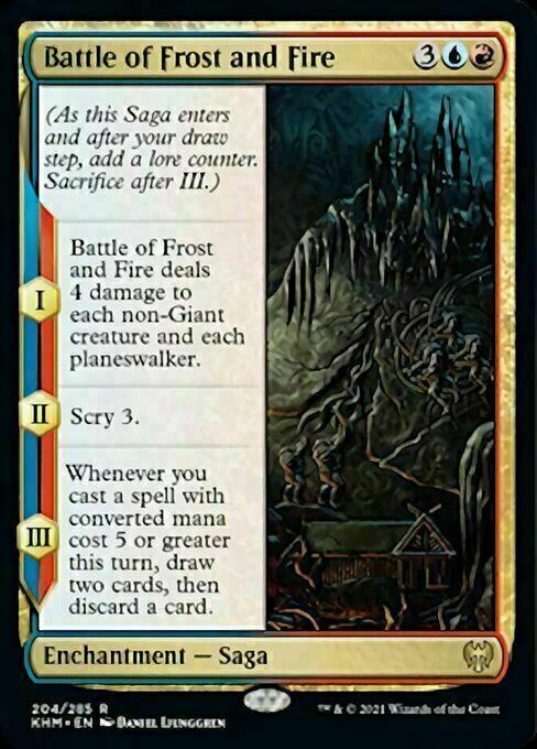 Battle of Frost and Fire ~ Kaldheim [ NearMint ] [ Magic MTG ] - London Magic Traders Limited