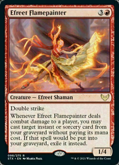 Efreet Flamepainter ~ Strixhaven [ NearMint ] [ Magic MTG ] - London Magic Traders Limited