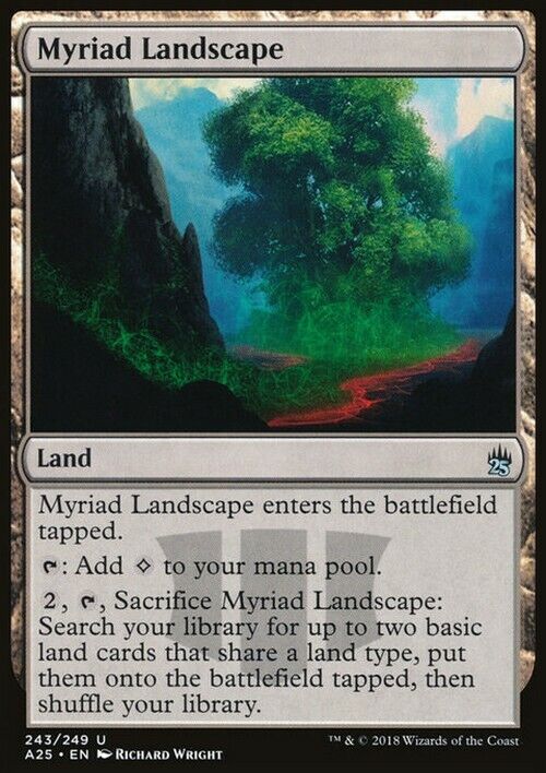 Myriad Landscape ~ Masters 25 [ Excellent ] [ Magic MTG ] - London Magic Traders Limited