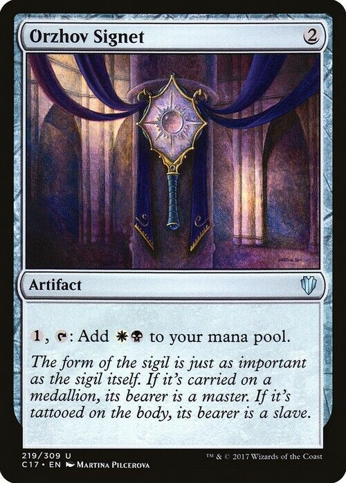 Orzhov Signet ~ Commander 2017 [ Excellent ] [ Magic MTG ] - London Magic Traders Limited